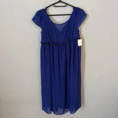 ADIEU TRISTESSE 新品　シャツ　ワンピース　ブルー　38