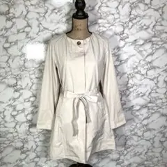 field/dream　（L）　ノーカラースプリングコート　ベージュのサムネイル