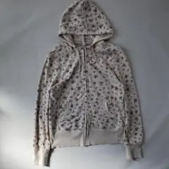 00s 花柄　パーカー　平成ギャル　y2k グランジ　archive