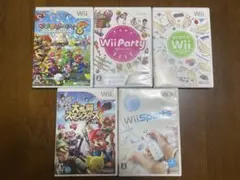 Wiiソフト5本セット