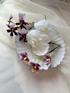 ヘッドパーツ　髪飾り　造花　和装