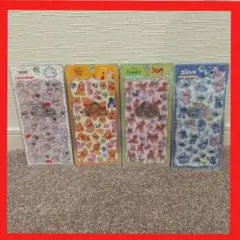 【正規品】新作 ディズニー プチドロップステッカー シール プチドロ 4種セット