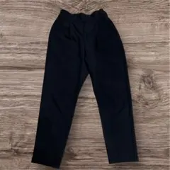 ブラック テーパードパンツ M