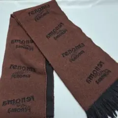 【used品】renoma 毛100% メンズマフラー