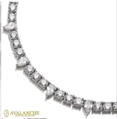 AVALANCHE テニスネックレス シルバーカラー　シルバー925のサムネイル