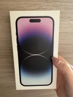 最終値下げ iPhone 14 Pro ディープパープル 本体傷汚れなし箱付き