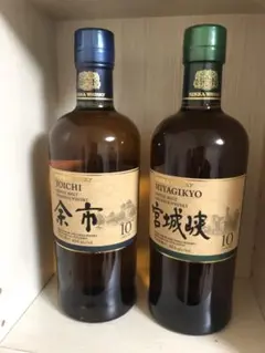 【最終値下げ】宮城峡10年と余市10年セットのサムネイル