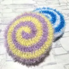 スセミ 使ってみて♡ エコたわし 大きめ カラフル お風呂掃除 キッチン