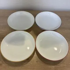 CORELLE コレール　4枚セット　新品　丸皿　皿　食器　ホワイト　早い者勝ち