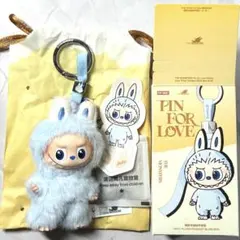 ラブブ PIN FOR LOVE ぬいぐるみペンダント イニシャル 【D】