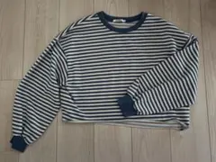 ボーダー長袖カットソー M WEGO