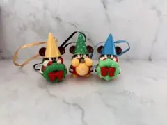 ディズニー クリスマス リルリンリン カプセルトイ 3個セット