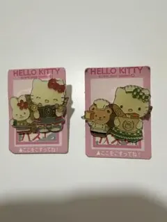 HELLO KITTY ピンズ　2個セット