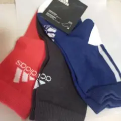 新品未使用 adidas ソックス 3足セット