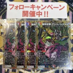 羅明逆夢 アシュノムカメイ シークレット 4枚