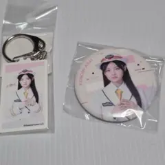 【浅井恋乃未】櫻坂46 JR東日本 駅名標風キーホルダー 缶バッジ 櫻旅
