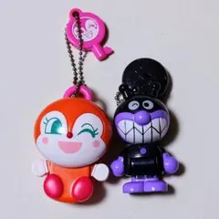 【美品です】バイキンマン&ドキンちゃん　キーホルダーセット