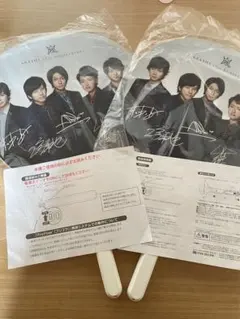 嵐 15th Anniversary うちわ 2枚セット