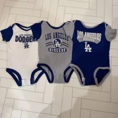 6-9month ロサンゼルス・ドジャース ベビーボディ肌着3点セット