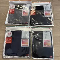 ユニクロ　UNIQLO ヒートテック　長袖4点セット M