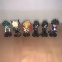 僕のヒーローアカデミア ミニフィギュア 6体セット　チョコエッグ