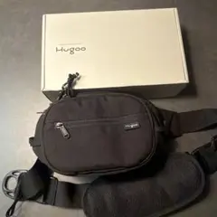 Hugoo ヒップシート　ブラック×イエロー　ハグー