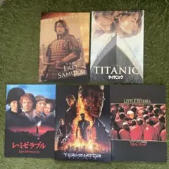 映画パンフレット　まとめ売り　洋画5冊