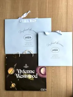 ジェラートピケ　ジェラピケ　大きめ紙袋　vivienne westwood