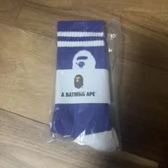A BATHING APE ソックス パープル ラインのサムネイル