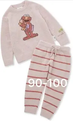 【90-100】 ジェラートピケ KIDS プルオーバー&ロングパンツセット