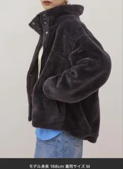 アメリカンホリックのスタンドベア風ボアコート