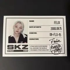 straykids this&that this ver フィリックス ID