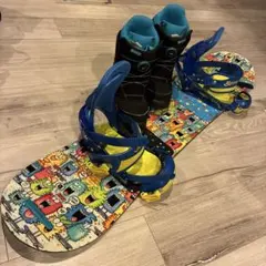 burtonスノーボードchopper115+ビィンディング+ブーツ23 セット - メルカリ