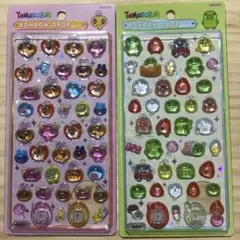 正規品　ボンボンドロップシール　たまごっち　2枚セット　くちぱっち　めめっち