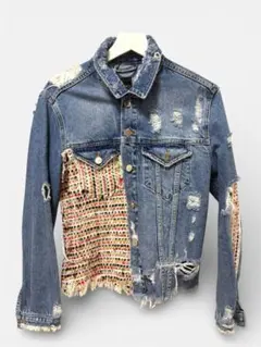 ZARA ダメージ加工デニムジャケット