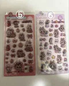 ラブブ　ボンボンドロップシール　2枚セット