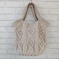 2.20 h105 ニコアンド ハンドバッグ ニット