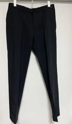 ユニクロ 感動パンツ ウールライク ブラック W73