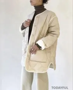 TODAYFUL ／キルティングダウンジャケット