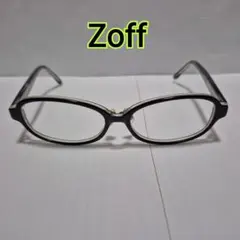 Zoff │メガネ(近視度あり)│ブラック│ケース付き