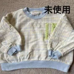 トップス　トレーナー80 水色