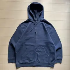 90s 00s ST.JOHN’S BAY ジップパーカー ネイビー 無地のサムネイル