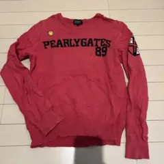 PEARLY GATES ピンクニット　０