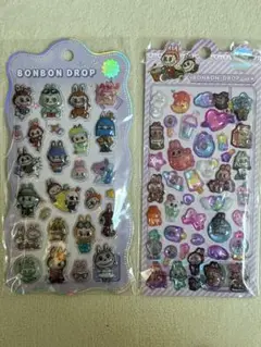 ラブブ　ボンボンドロップシール2セット♡