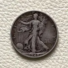 アメリカ ウォーキングリバティハーフダラー銀貨 銀90% 1943年 - メルカリ