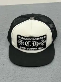 CHROME HEARTS トラッカーキャップ ホワイト/ブラック