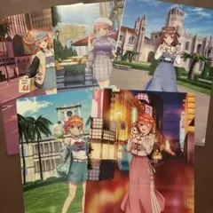 五等分の花嫁　クリアファイル　一花　二乃　三玖　四葉　五月　まとめ売り