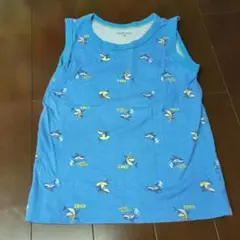 サメプリント タンクトップ 130