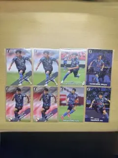 サッカー日本代表 トレーディングカード 8枚セット