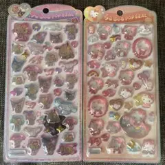 正規品　サンリオ　うるちゅる POP SEAL ステッカー 2枚セット